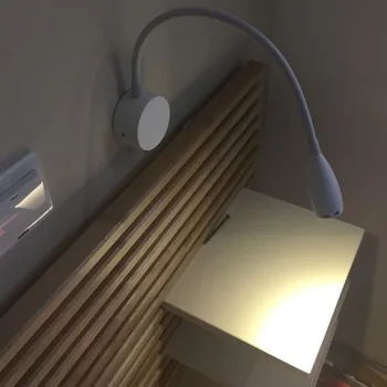 Topoch бързо привлича нощни стенни лампи простота на дизайна насочена лампа за четене LED3W AC100-240V DC12-24V за хотела АВТОБУСА Boat