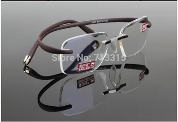 Tr90 Rimless High Class Commercial Business With Box Anti-reflection Coated Reading Glasses+1.0 +1.5 +2.0 +2.5 +3.0 +3.5+4.0