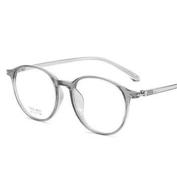 TR90 прозрачен кръг недалновидни очила Жени 1.56 Асферичните лещи очила рецепта мъжете диоптър 0 -0.5 -1.0 до -4.0