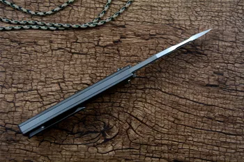 TWOSUN SLIP JOINT M390 сгъваем нож, джобен къмпинг, лов открит подарък EDC Титановая дръжка TS221