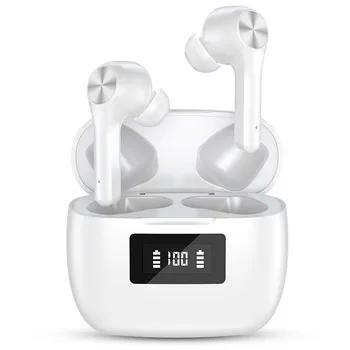 TWS Bluetooth слушалки 5.0 безжични слушалки in-Ear Бас слушалки, вграден микрофон, слушалка с интелигентен сензорен контрол на Xiaomi