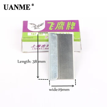 UANME 100 бр./кор. Flying Eagle Brand Safety Razor Blade for ЗЗД Adhesive Sticker Removing Cleaning LCD Repair Tool