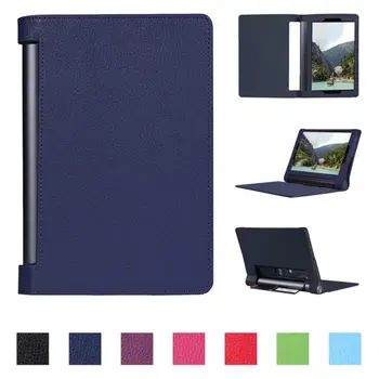 Ultra Slim Litchi Folio Stand ПУ кожен калъф с магнитна Smart Sleep Wake Case за таблет Lenovo YOGA Tab 3 Pro 10 X90 YT3-X90F/L