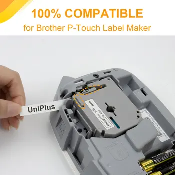 UniPlus 5PK MK-231 MK431 MK531 MK631 MK731 съвместимост Brother Mk етикети лента 12 мм многоцветен набор за Brother PT принтер за етикети