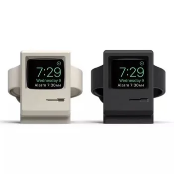 URVOI титуляр за apple watch серия 6 SE 5 4 3 2 1 щанд watchOS Nightstand repair keeper PC начало зарядно устройство ще захранване на зарядно устройство за Macintosh