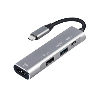 USB C към HDMI адаптер hub на Samsung Декс Station MHL за Galaxy S8 S9 S10/Plus Забележка 10/9 Tab S4 S5E S6 Type C/Thunderbolt 3