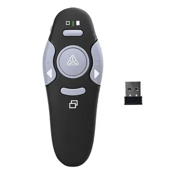 USB Wireless Presenter Powerpoint Профилни Presentation Remote Control Pen мишката с червена светлина Remote Control Pc RF ONLENY PPT