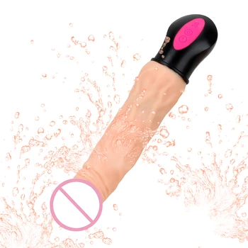 VATINE 12 Mode отопление вибратор вибратор Изгибаемая влагалището масажор гъвкави меки силиконови секс играчки за жени на женската мастурбация