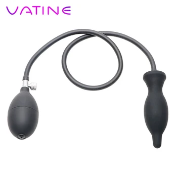 VATINE Opening Butt Plug анален удължител удължител G Spot стимулатор на простатата масажор надуваема анален накрайник секс играчки за жени, мъже
