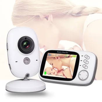 VB603 Baby Monitor безжична HD нощно виждане двупосочна аудио бавачка камера температурата на сън за детето, видео наблюдение камера за сигурност