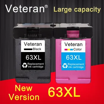 Veteran 63XL съвместимост за hp 63 xl hp63 касета с мастило нова версия за hp Officejet 5220 5230 5232 5252 5255 5258 3830 4650