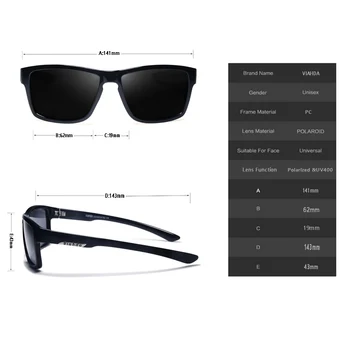 VIAHDA New Polarized Sunglasses Outdoor Sport Men Brand Design Mirror луксозни слънчеви очила за жени Fashion Driver Shades