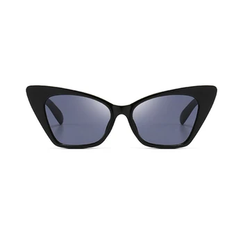 Vintage Fashion Секси Дама Cat Eye слънчеви очила Жени луксозна марка дизайнер пътуване ретро Тънки рамки слънчеви очила нюанси UV400 Gafas