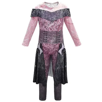 VOGUEON Descendants 3 Halloween Costume for Girls 3D Print Dragon Мал Evie гащеризон облекло детска Принцеса Party Fancy Clothes