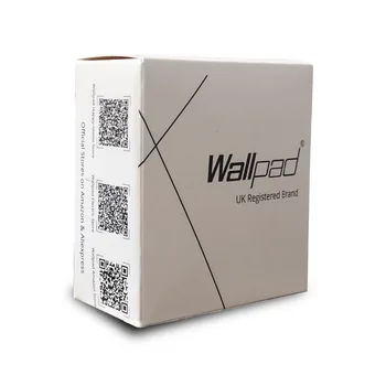 Wallpad L6 Закалена Бяла Стъклена Единичен Капак Интервал Панел Декоративна За Празни Кутии
