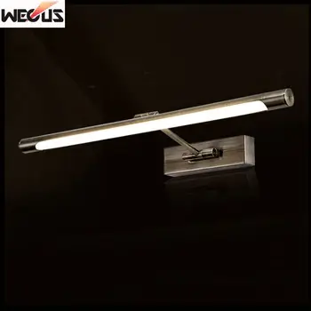 (WECUS) LED баня с монтиран на стената лампа, водоустойчив огледален светлина стенни аплици светлината вътрешно осветление