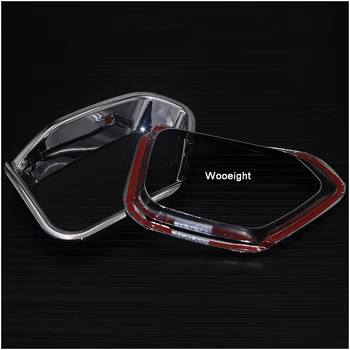 Wooeight 2 елемента ABS хромирана задна противотуманная фаровете на колата лампа противотуманная фаровете за капак броня тапицерия панела рамка във форми за Subaru XV Crosstrek 2018