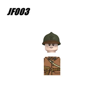 WW2 военна френската армия Minifigures армия градивни елементи на морската пехота на войниците, аксесоари за оръжия 98k мини деца забавни играчки
