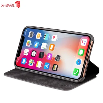 X-Level Premium Leather Cases For New iPhone 12 mini 11 Pro XS Max XR X 8 8 7 Plus Full Protective Bussiness Cover Case