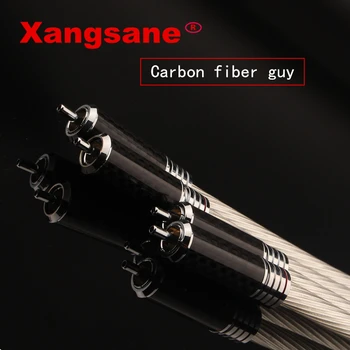 XANGSANE аудио клас със сребърно покритие HiFi аудио кабел сигнален кабел двойна RCA кабел сигнал