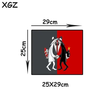 XGZ Cartoon Промоция Extra Large Size Mouse Pad Black Lock Edge Bomb Pattern PC Laptop Table Mat Speed Version естествен каучук