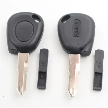 XIEAILI 10шт транспондер Key Shell Case за Peugeot 206/207 NE72 Blade Key Fob Case S154