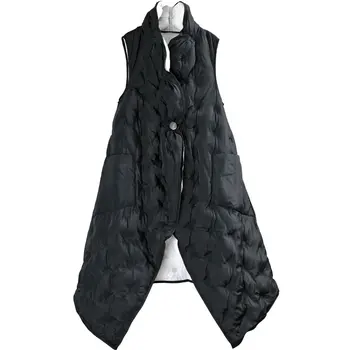 XITAO мозайка нередовни джобове плътен жилетка жени 2020 зима ежедневна мода един нов темперамент всичко Мач Дамски дрехи ZY2477