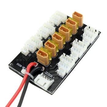 XT30 XT60 T Plug Lipo Parallel Charging Board Parallel 6 Batteries Charger Plate за Imax B6 B6AC B8 6 in1 RC FPV Quadcopter