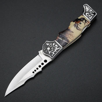 Xuan фън открит тактически ловен нож с висока твърдост армейски нож сгъваем нож къмпинг преносим джобен нож