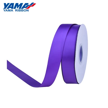 YAMA 100yards Double Face Satin Ribbon 6 9 13 16 19 22 mm Purple Ribbons for Party Wedding Decoration Собственоръчно Crafts Gifts