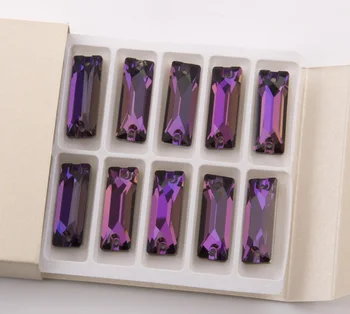 YANRUO 3255 всички размери лилаво кадифе Crystal шият кристали планински кристал космически франзела Flatback за красота Диамант за чанти