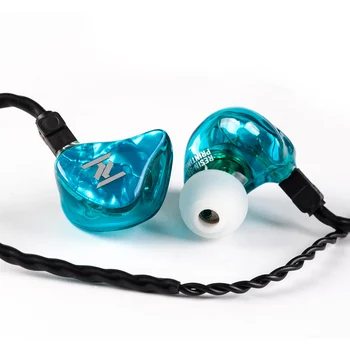 Yinyoo ASH 1BA+1DD In Ear Слушалки HIFI Бас слушалки DJ метални слушалки слушалки с 2PIN подвижен кабел