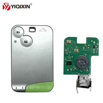 YIQIXIN 5Pcs 2 бутона Keyless Smart Car Key Card Remote Key за Renault Laguna, Espace Velsatis 2001-2009 433 Mhz Безплатна доставка