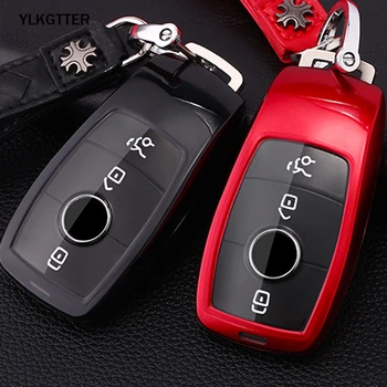 YLKGTTER Car Key Protector for Mercedes-Benz 2019 A/C/E/S/G-class New E/S-class 2018 CLS EQC 20 GLE/Maybach S-class Car Key Case