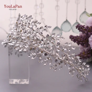 YouLaPan SH308-S Wedding Кристал Колан Silver Diamond Bridal Belt Sash Crystal Bridal Belt for Wedding Dress Sash Belts
