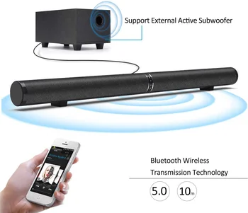 YOUXIU 65W TV Sound Bars Home Theater Soundbar Separable Bluetooth 5.0 колона Echo Wall Bar с 25 W субуфер Bass Boost