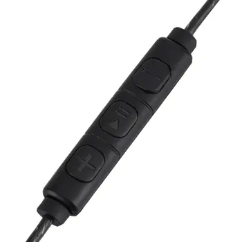 YSAGi MMCX подвижна щепсел с 3.5 мм аудиокабелем подмяна слушалки с микрофон за Shure SE215 SE535 SE846 UE900