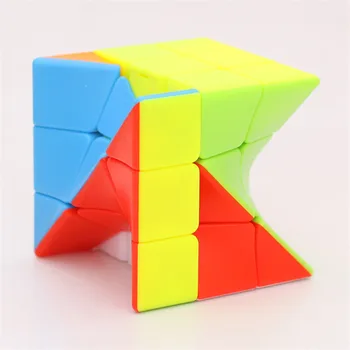 Zcube Twisted Skew Magic Cube Професионална Статия Играта Пораснали Деца, Образователни Играчки, Пъзели Кубчета Креативна Игра Подарък