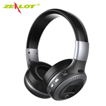 ZEALOT B19 Bluetooth слушалки безжични стерео слушалки Слушалки с микрофон слушалки слот за Micro-SD карти, FM радио