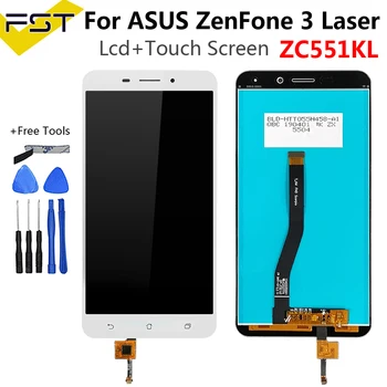 ZenFone Zenfone 3 Laser ZC551KL LCD дисплей с рамка сензорен екран дигитайзер панел събрание ZenFone ZC551KL Z01BD LCD дисплей 5.5