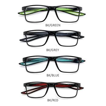 ZENOTTIC TR90 Sport Glasses Frame for Men High Quaility Sports Square Optical Късогледство Eyeglasses Male CR-39 Clear Lens Eyewear