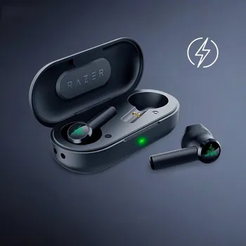 Автентични Razer Hammerhead True wireless Bluetooth слушалки black TWS стерео спортни слушалки слушалки, зарядно хранилище