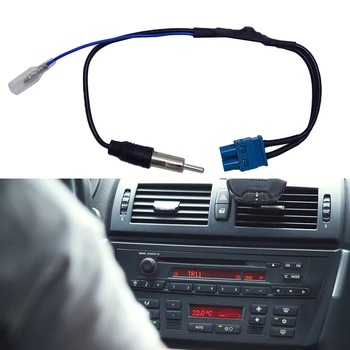 Авто AM/FM радио антена адаптер двоен FAKRA антена адаптер усилвател на сигнала усилвател кабел за Audi BMW VW Golf, Passat B6/7 Tiguan