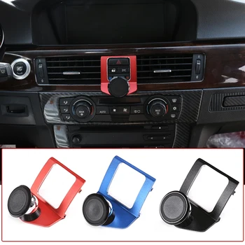 Авто вентилационна (противовакуумна) канална притежател на мобилен телефон, навигация скоба алуминиева сплав за BMW 3 Series E90 E92 E93 2005-2012 автомобилен аксесоар интериор