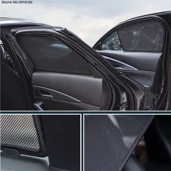 Автомобила предните и задните прозорци чадър мрежест прозорец на сенника щит чадър протектор магнитен за Mazda CX30 CX-30 2020 2021