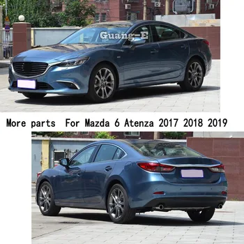 Автомобилен детектор на вратата неръждаема стомана покритие на каросерията пръчки, ленти формоване на бронята част от 4шт за Mazda6 и Mazda 6 Atenza 2017 2018 2019