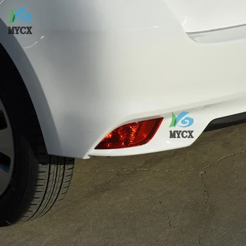 Автомобилни аксесоари, външно украса ABS хромирана задна противотуманная фаровете светлинен делото лайсни за Toyota Yaris XP150 2019 Car-стайлинг