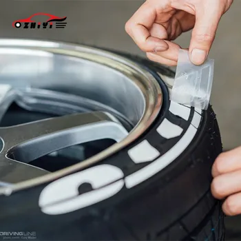 Автомобилни букви са подходящи за етикети NITTO инсталирани на гумите за декориране на автомобилни гуми етикети за лесна инсталация
