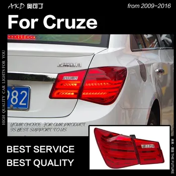 АКД оформление на автомобила за Chevrolet Cruze задните светлини 2009-2016 Cruze седан LED задна светлина DRL сигнал спирачка обратен автоаксесоари