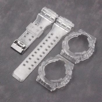 Аксесоари за часовници GA110 Series прозрачен каишка за носене на часовници Casio GA-110 100 120 200 GLS-100 GA - 300 мъжки каишка